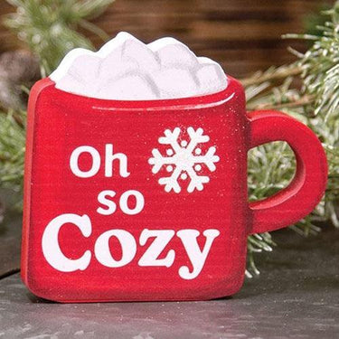 Oh So Cozy Chunky Wooden Cup Sitter - The Fox Decor
